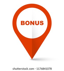 red vector banner bonus