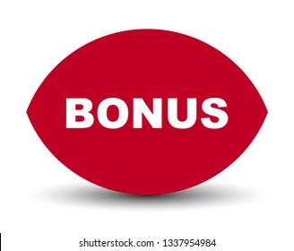 red vector banner bonus
