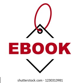 red vector banner ebook