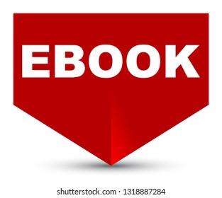 red vector banner ebook