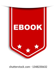 red vector banner ebook