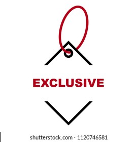 red vector banner exclusive