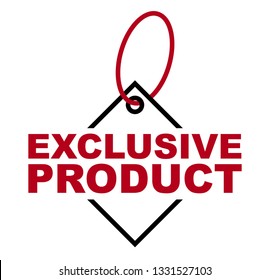 red vector banner exclusive product