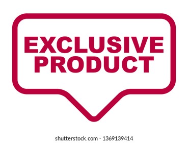 red vector banner exclusive product