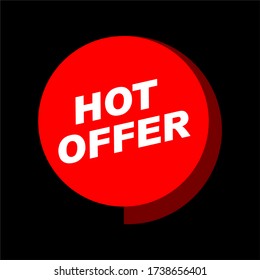 Red Vector Banner hot offer