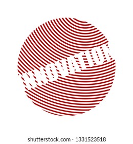 red vector banner innovation