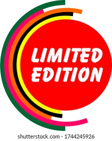 Red Vector Banner Limited Edition