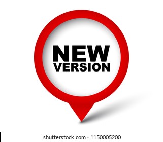red vector banner new version