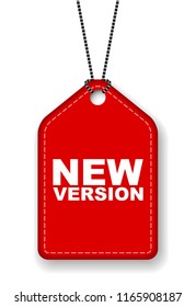 red vector banner new version