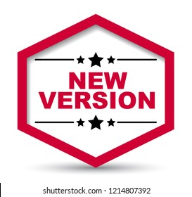 red vector banner new version