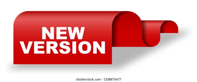 red vector banner new version