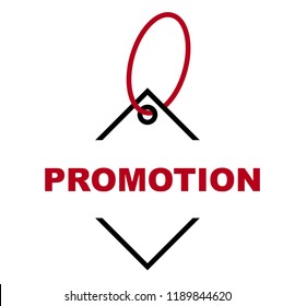 red vector banner promotion