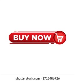 red vector banner ribbon buy now