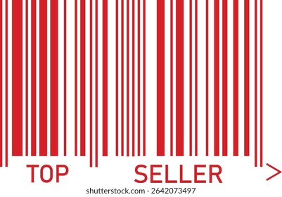 red vector barcode top seller	