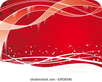 Red vector  christmas shine template
