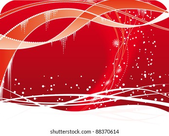 Red vector christmas shine template