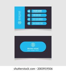Red Vector creative business card design, Modern Creative Clean Business Card Template,
Flat Style Vector Illustration and professional business card.