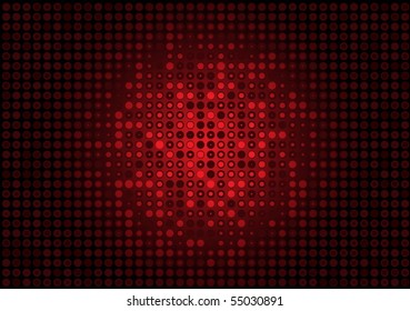 Red vector doted pattern