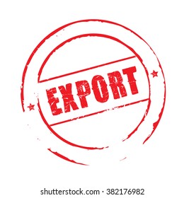 Red vector grunge stamp EXPORT