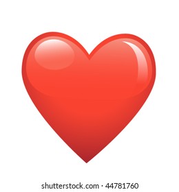 Red vector heart