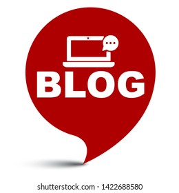 red vector illustration banner blog