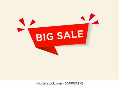 red vector illustration banner. promotional banner