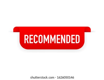 red vector illustration banner recommended.
