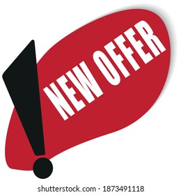 RED VECTOR ILLUSTRATION BANNER STEIN NEW OFFER