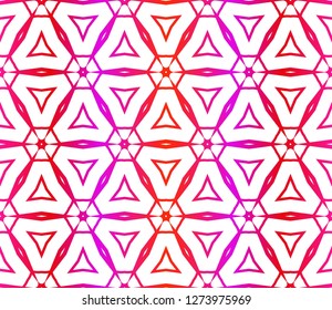 Red vector layout with floral seamless pattern. Pattern for wrapping gifts