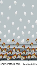 rote Vektorgrafik hinterlässt Grenzverlauf-Muster auf grauem Hintergrund
