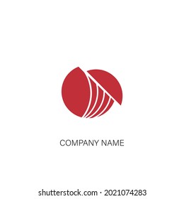 red vector logo trendy design