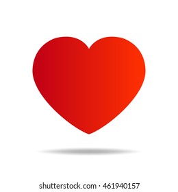 Red Vector Love Heart
