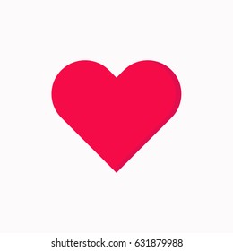 Red Vector Love Heart
