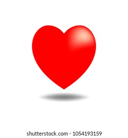 Red Vector Love Heart 50 x 50 px
