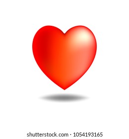 Red Vector Love Heart 50 x 50 px
