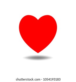 Red Vector Love Heart 50 x 50 px