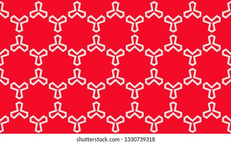 Red. Vector luxury abstract background. Vector seamless pattern