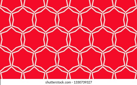 Red. Vector luxury abstract background. Vector seamless pattern
