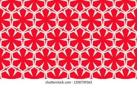 Red. Vector luxury abstract background. Vector seamless pattern