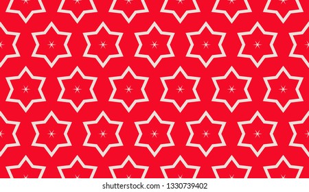 Red. Vector luxury abstract background. Vector seamless pattern