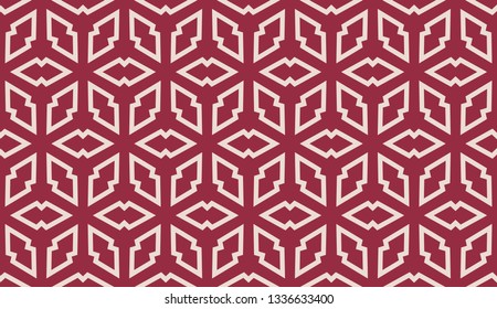 Red. Vector luxury abstract background. Vector seamless pattern