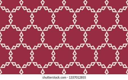 Red. Vector luxury abstract background. Vector seamless pattern