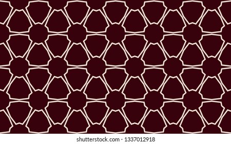 Red. Vector luxury abstract background. Vector seamless pattern
