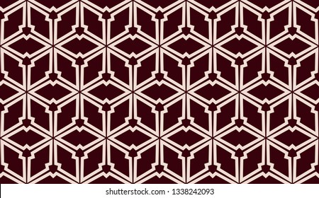 Red. Vector luxury abstract background. Vector seamless pattern