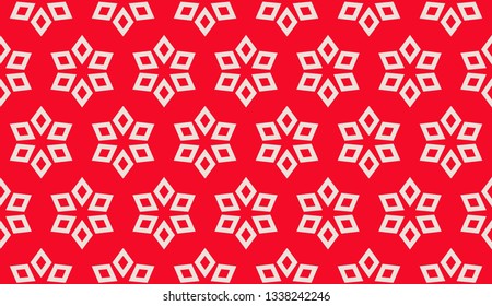 Red. Vector luxury abstract background. Vector seamless pattern