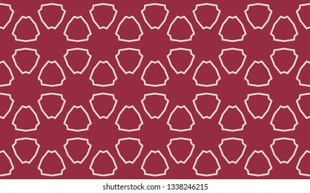 Red. Vector luxury abstract background. Vector seamless pattern