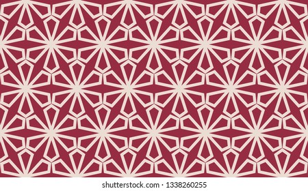 Red. Vector luxury abstract background. Vector seamless pattern