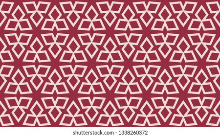 Red. Vector luxury abstract background. Vector seamless pattern