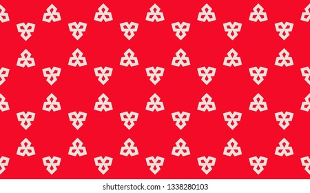 Red. Vector luxury abstract background. Vector seamless pattern