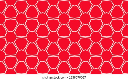 Red. Vector luxury abstract background. Vector seamless pattern